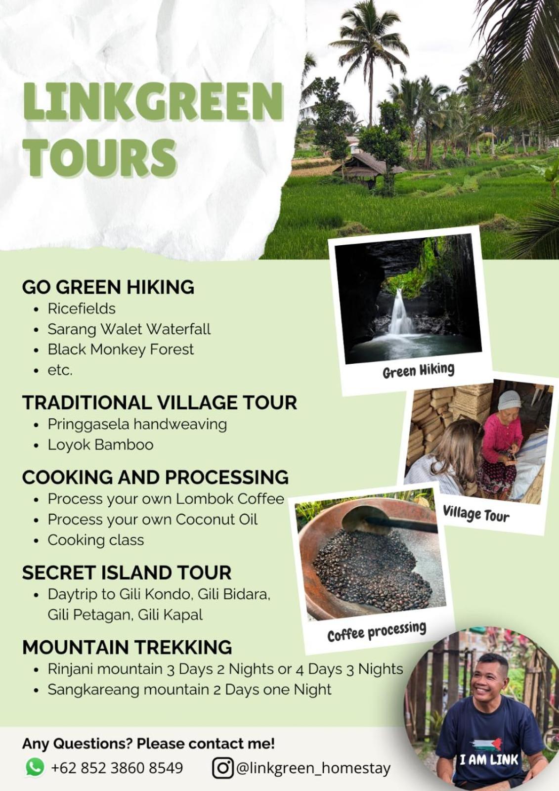 Linkgreen Homestay Lombok Tetebatu Exterior foto